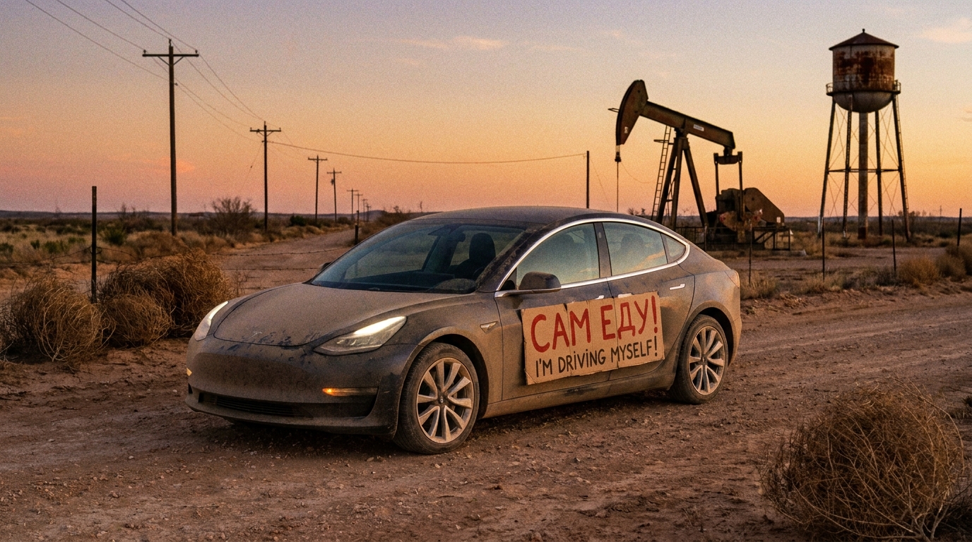 Роботакси Tesla захватывают Техас: Даллас и Хь...